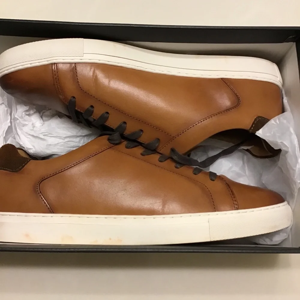NORDSTROM LEATHER SNEAKERS MENS - Picture 5 of 16